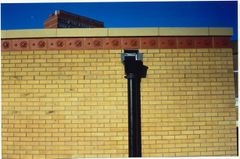 Tiling with Southern Water logo at pumping station